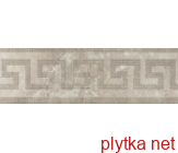 Керамическая плитка MADF223 GRECA TRAVERTINO SILVER фриз, 100х320 серый 100x320x8 матовая